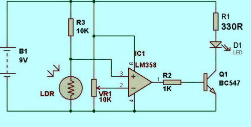 LM358运放工作原理和应用电路介绍